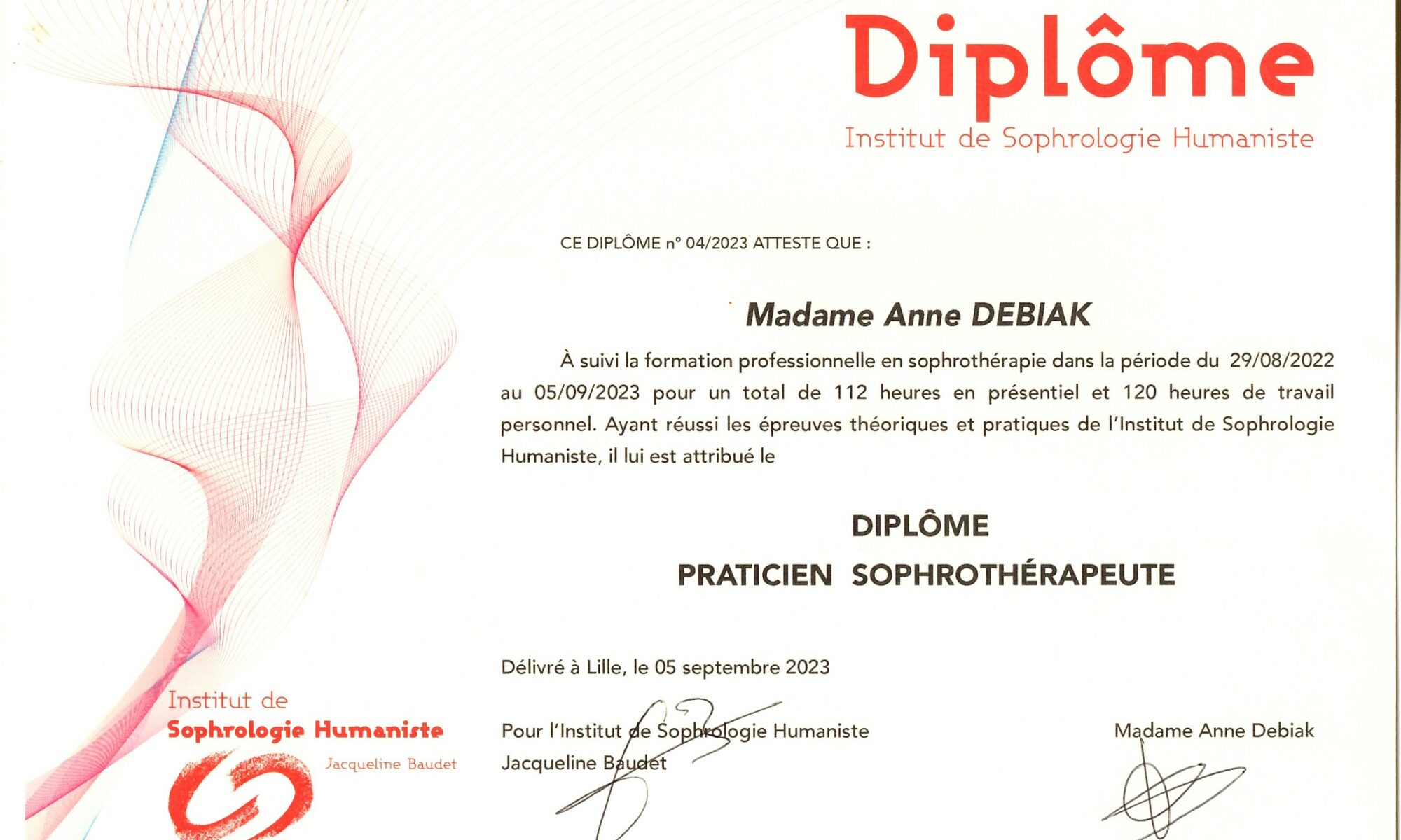 diplome sophrotherapeuthe